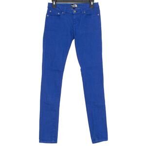 NWT The North Face Womens Jeans Valencia Matchstick Zip Fly Blue Size 0 BD
